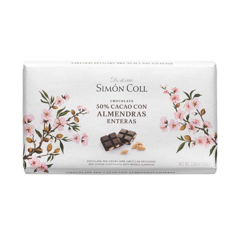 CHOCOLATE ALMENDRA 50% 200g