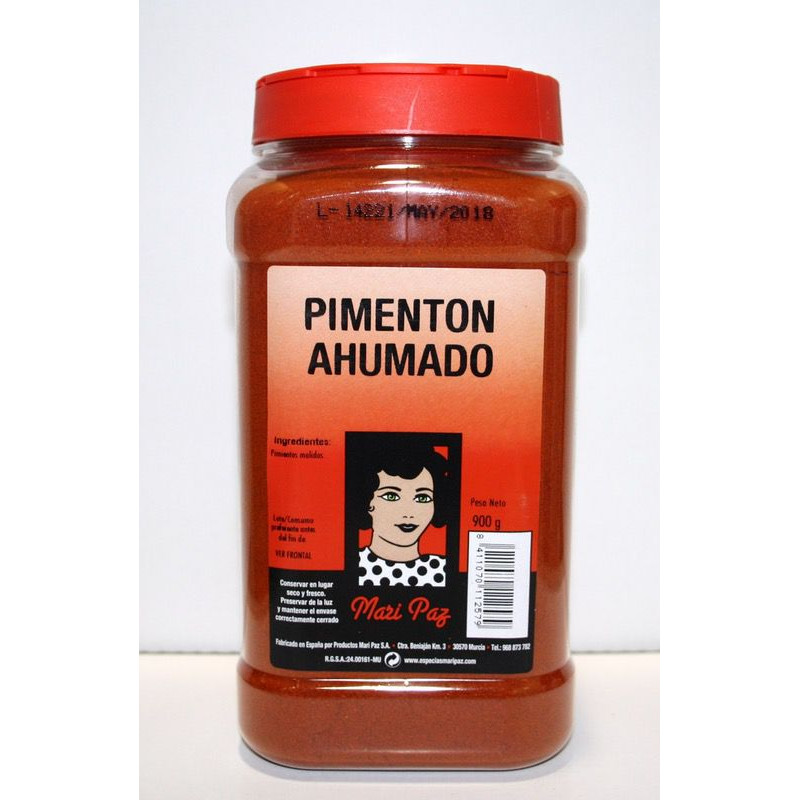 PIMENTÓN AHUMADO DULCE BOTE 12/800g