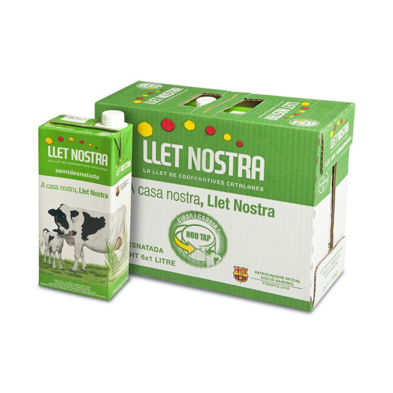 LECHE LLET NOSTRA SEMI 1 L