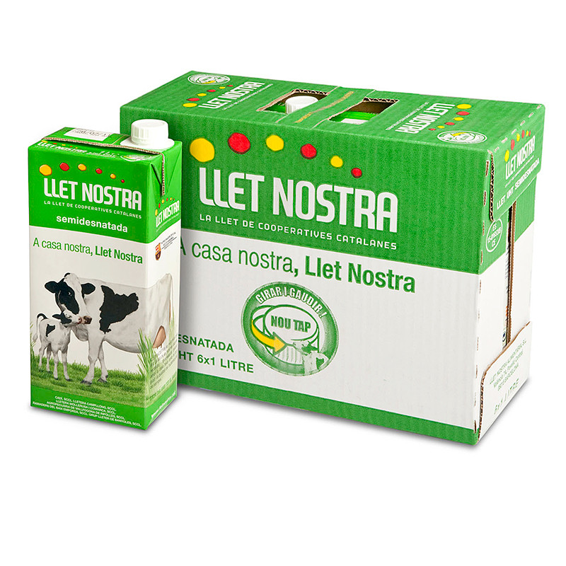 LECHE LLET NOSTRA SEMI 1 L