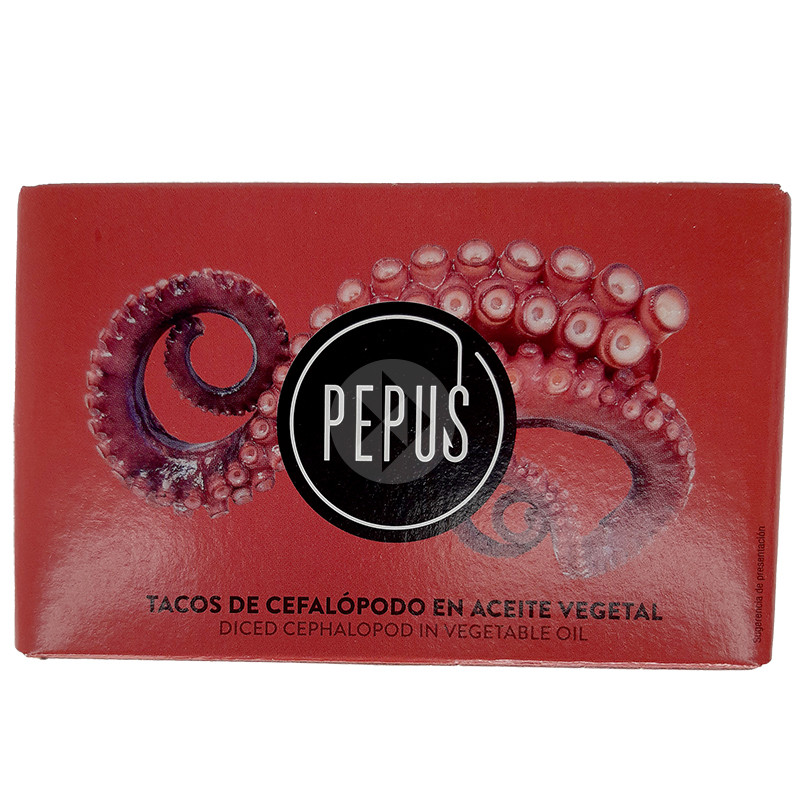 DAUS DE CEFALÒPODE EN OLI VEGETAL OL-120