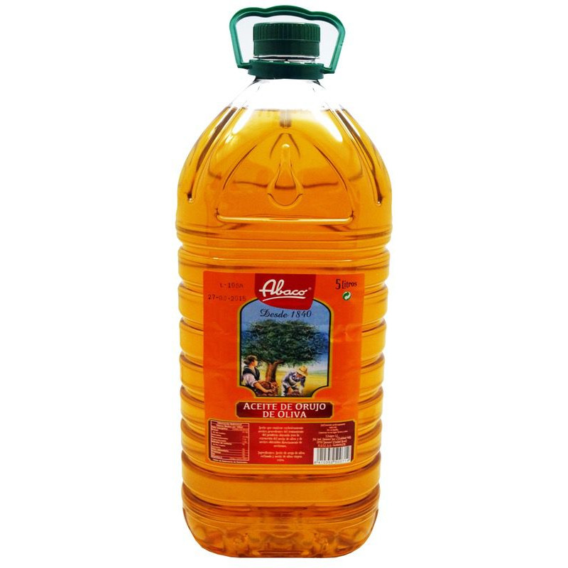 ACEITE ORUJO DE OLIVA PET 3/5 l.