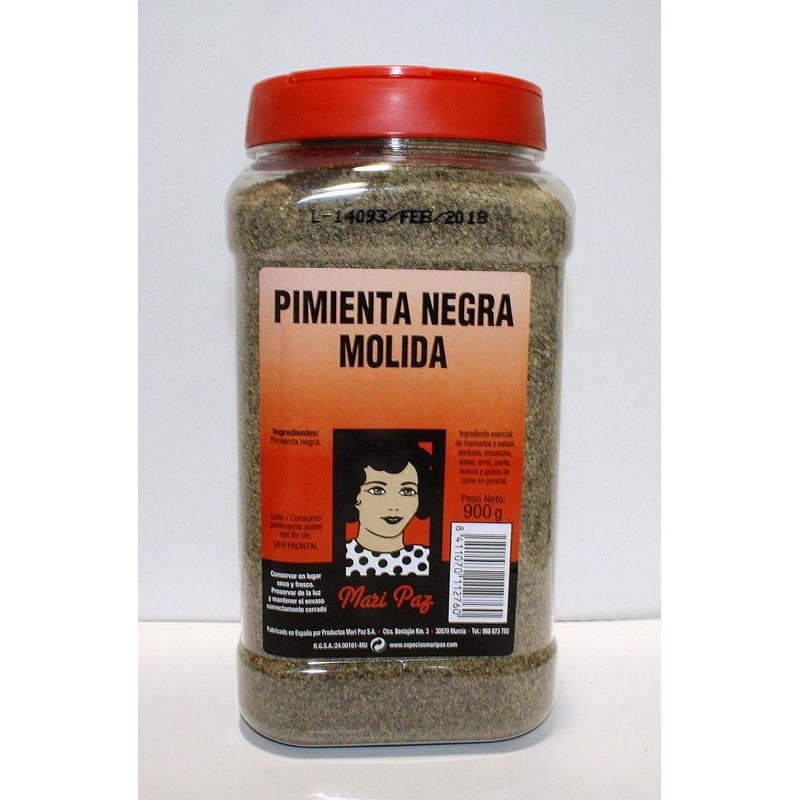 PIMIENTA NEGRA MOLIDA BOTE 12/900g