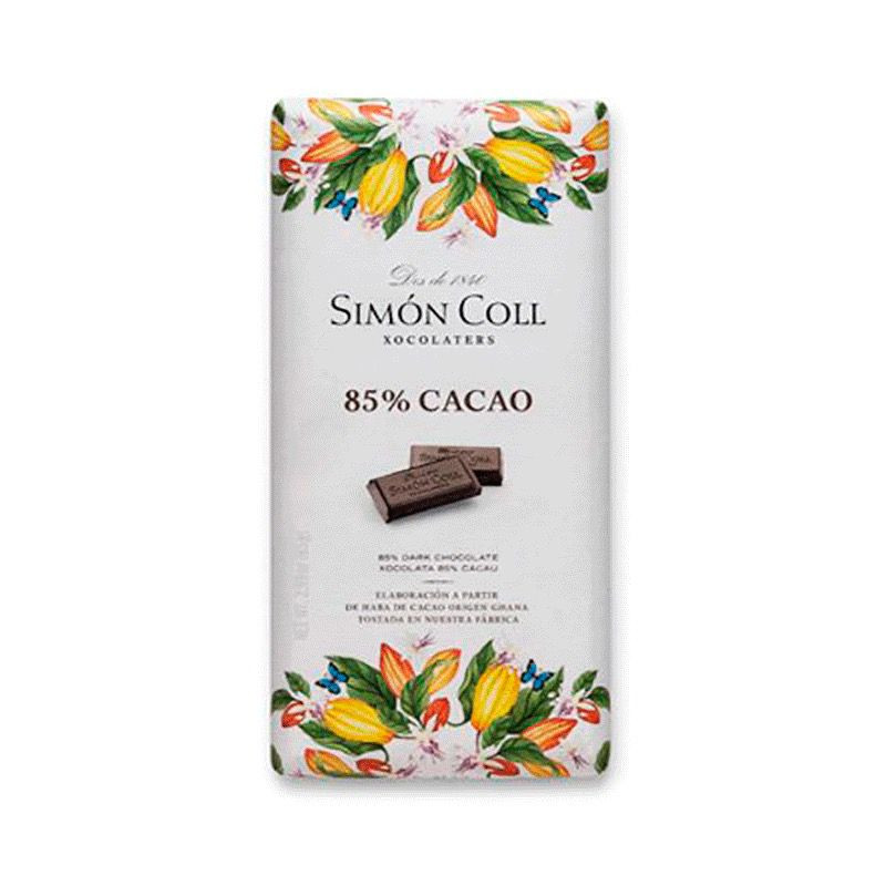 CHOCOLATE 85% CACAO TABLETA 85 g.