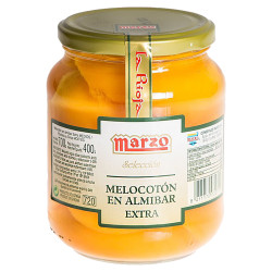 MELOCOTÓN EN ALMÍBAR A MITADES TARRO 6/700gr