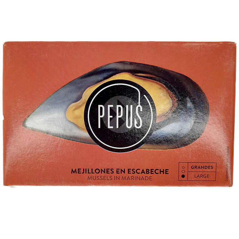 MEJILLONES EN ESCABECHE PEQUEÑOS OL-120