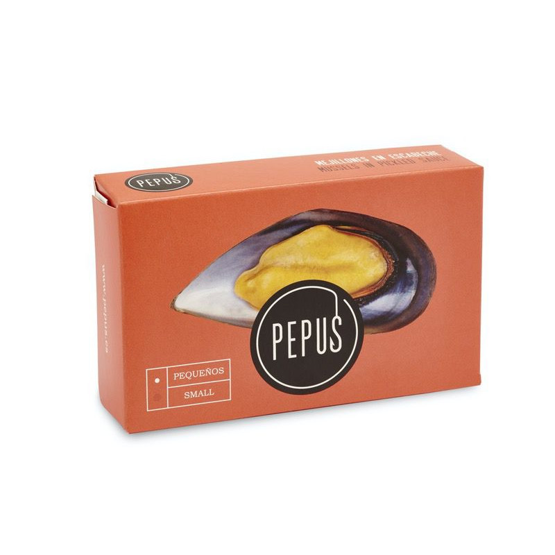 MEJILLONES EN ESCABECHE PEQUEÑOS OL-120