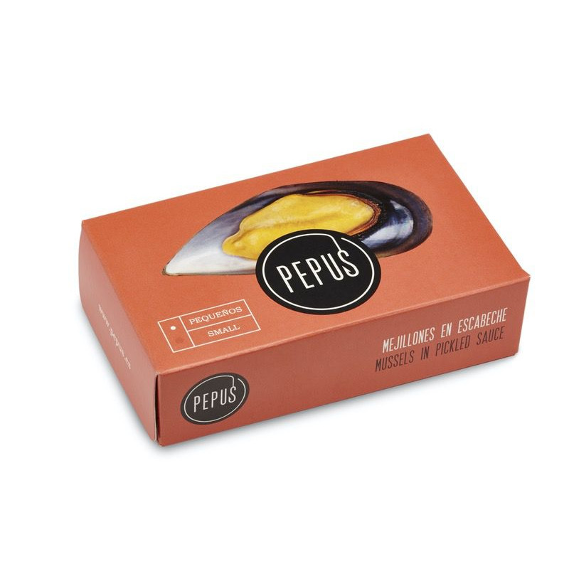 MEJILLONES EN ESCABECHE PEQUEÑOS OL-120