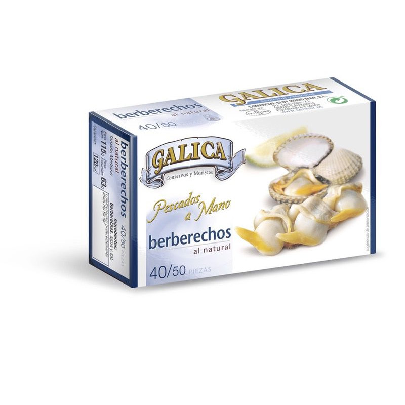 BERBERECHOS AL NATURAL 35/45 LATA OL-120