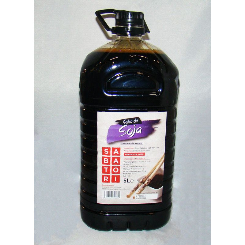 SALSA  SOJA GARRAFA 2/5lt.
