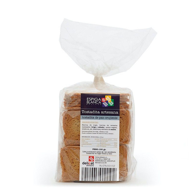 TOSTA ARTESANA BOLSA 100gr.