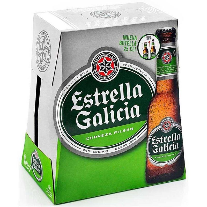 CERVEZA ESTRELLA GALICIA E.P. PACK (6X250ml)