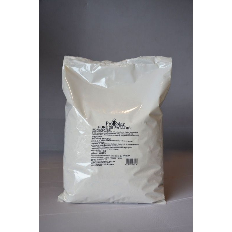 PURÉ DE PATATAS EN COPOS BOLSA 10/1Kg