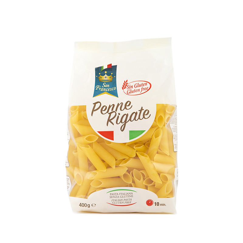 MACARRONES (PENNE RIGATE) SIN GLÚTEN 9/400gr