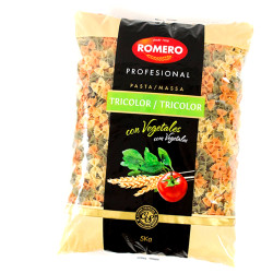 PASTA LAZOS CON VEGETALES BOLSA 5Kg