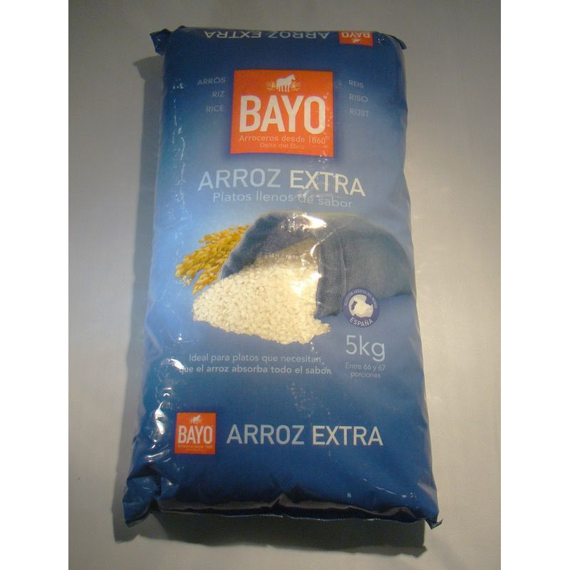 ARROZ EXTRA BAYO BOLSA 4/5Kg