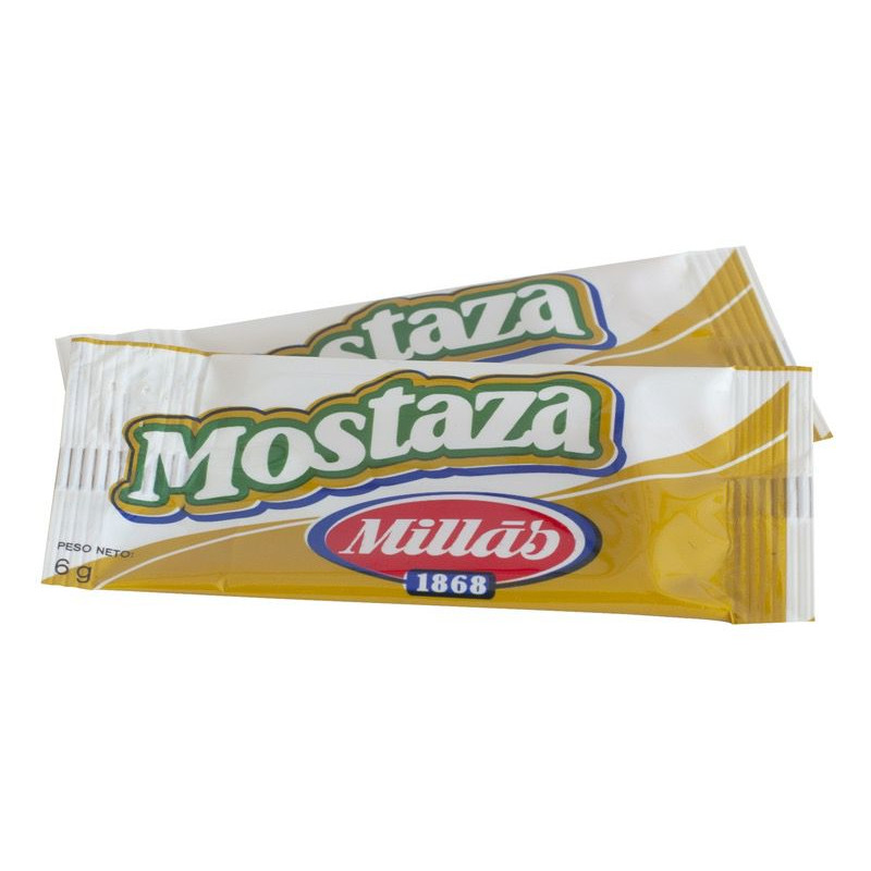 MOSTAZA MONODOSIS CAJA 300X6g.